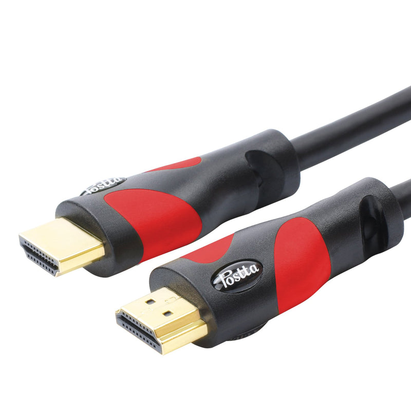 [AUSTRALIA] - Postta HDMI Cable(25 Feet Red) Ultra HDMI 2.0V Support 4K 2160P,1080P,3D,Audio Return and Ethernet - 1 Pack 25FT 