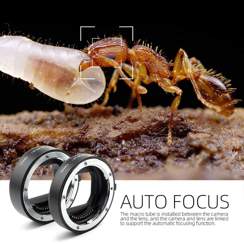 Extension Tube, Auto Focus Macro Extension Tube Set for Canon EOS RF-Mount Mirrorless Cameras(13mm 18mm)