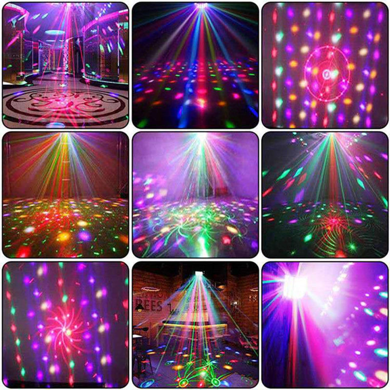 [AUSTRALIA] - Party Lights,Derby Lights DMX512 SUPERNAL Disco Light Sound Activated LED Stage Projector Lighting for Home Birthday Christmas Karaoke Dance Concert 