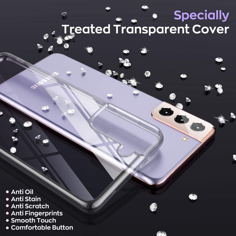 Redpepper Crystal Clear Designed for Samsung Galaxy S21 Plus Case, Slim Fit TPU Cover Case for Samsung Galaxy S21 Plus 6.7 inch 2021 (Clear)