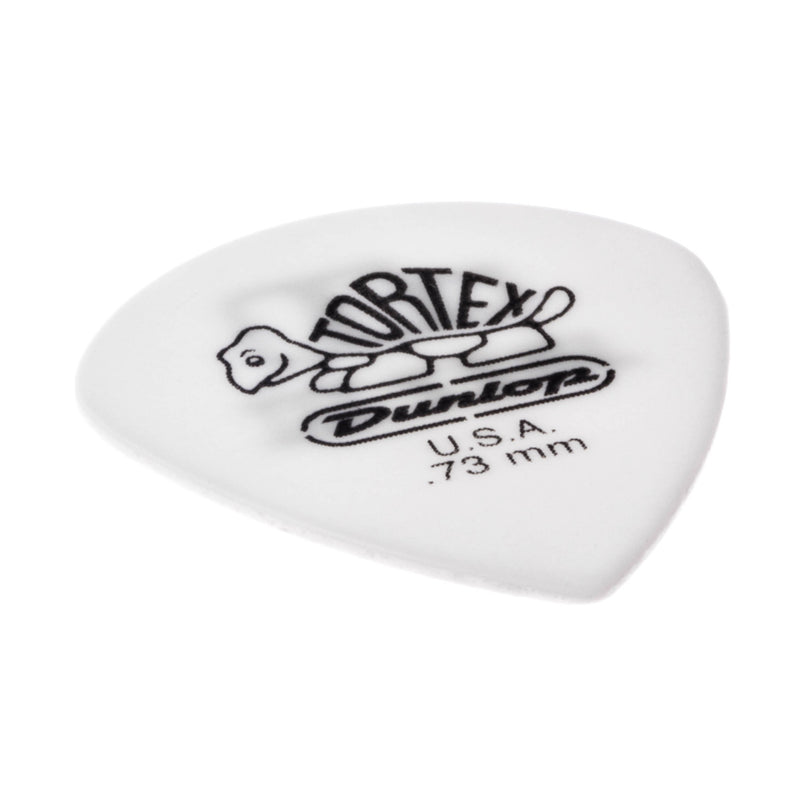 Jim Dunlop 478P.73 Tortex White Jazz III, .73mm, 12/Player's Pack 0.73mm 12 Pack