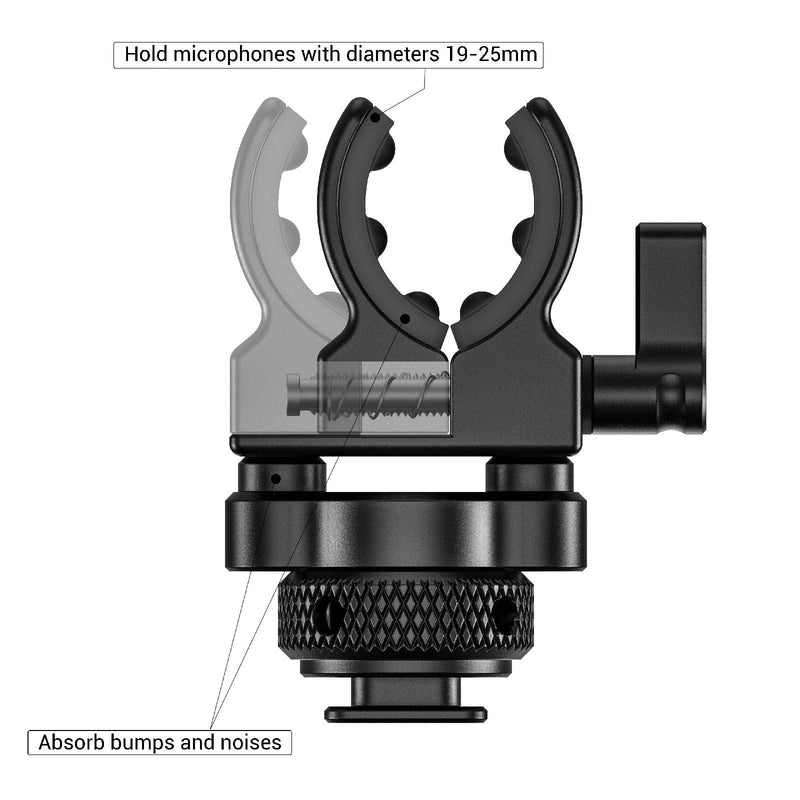 [AUSTRALIA] - SmallRig Shotgun Microphone Holder (Cold Shoe) BSM2352 