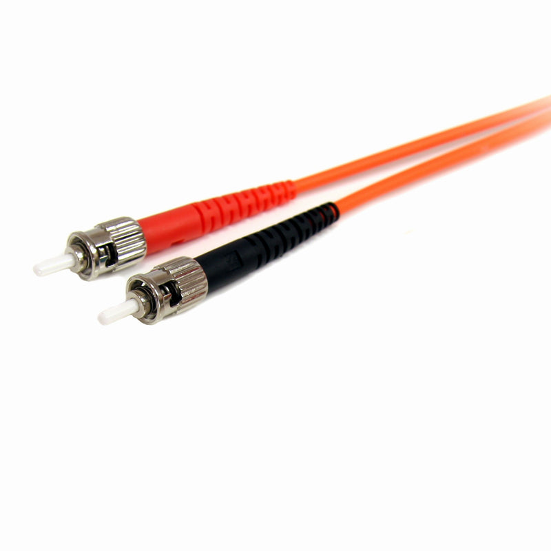 StarTech.com 1m Fiber Optic Cable - Multimode Duplex 62.5/125 - LSZH - LC/ST - OM1 - LC to ST Fiber Patch Cable (FIBLCST1)