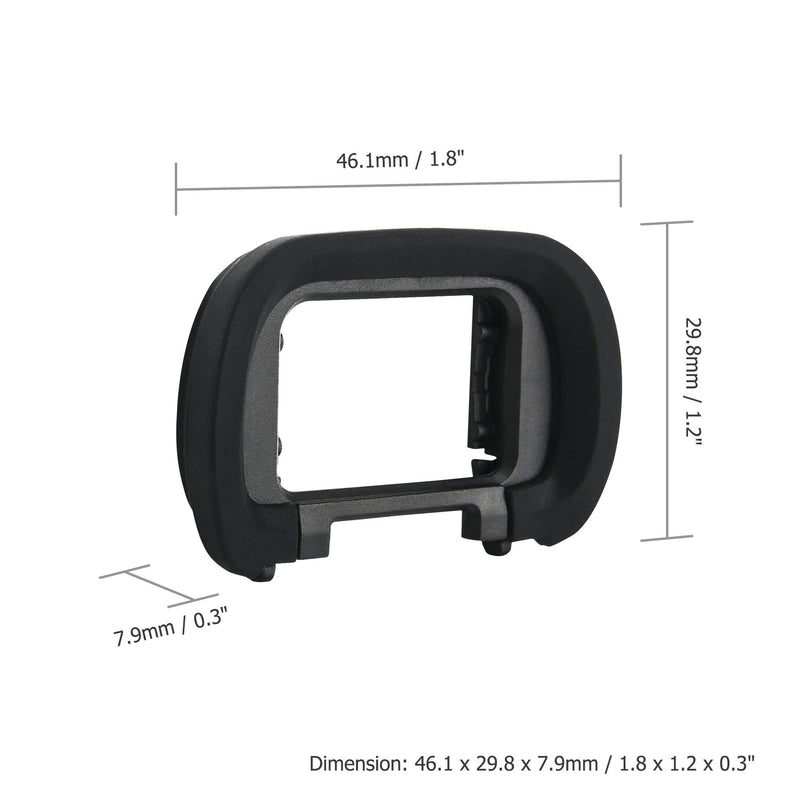 [AUSTRALIA] - 2 Pack Soft Silicon Camera Eyepiece Eyecup for Sony A7 IV A7M4 A7S III A1 ILCE-1 A7SIII A7S3 Camera, Replace Sony FDA-EP19 Rubber Eyecup 