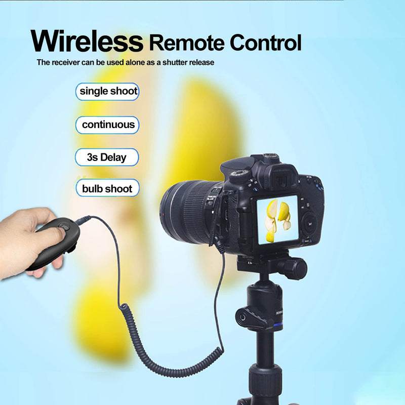 [AUSTRALIA] - AODELAN for Canon Remote Shutter Release Wireless Compatible with T7, T7i, T6, T6i, 60D,T3i, 200D,800D,5D Mark II,Replace RS-80N3 & RS-60E3 Switch 