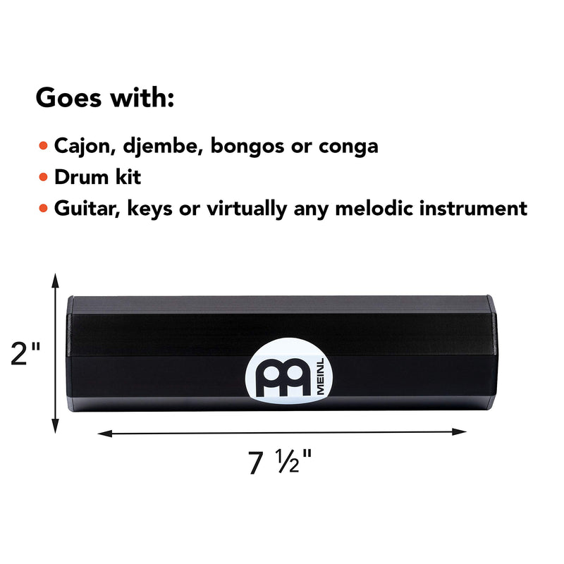 [AUSTRALIA] - Meinl Percussion SH88BK Aluminum Octagonal Shaker, Medium, Black 
