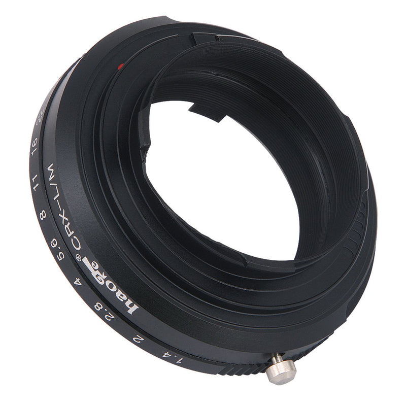 Haoge Manual Lens Adapter for Contarex CRX Mount Lens to Leica M LM Mount Camera Such as M240, M262, M3, M2, M1, M4, M5, M6, MP, M7, M8, M9, M9-P, M Monochrom, M-E, M, M-P, M10, M-A