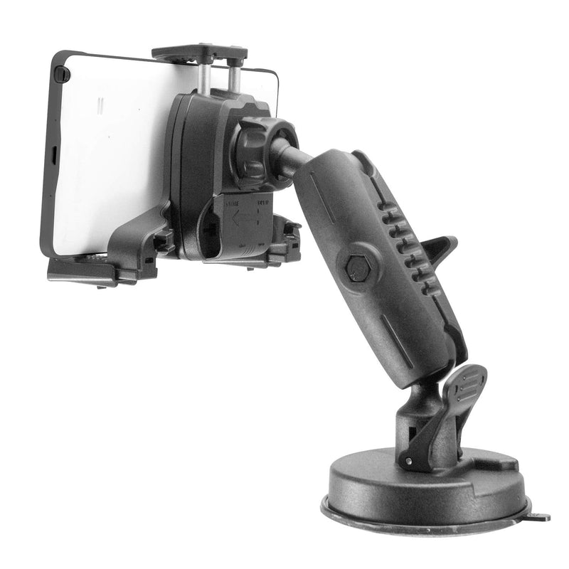 iBOLT xProDock NFC Bizmount - Phone Holder/Mount with Heavy Duty Suction Cup Base and 1.5m USB-C Cable- for Your Windshield, Dashboard - for Telematic Commuters, Fleets, Cars, Large Trucks, Vans
