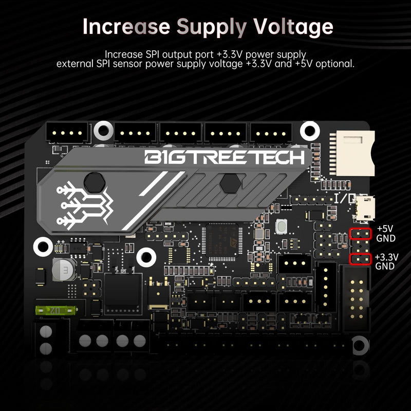 BIGTREETECH SKR Mini E3 V3.0 Control Board with TMC2209 UART Stepper Driver New Upgrade 32Bit 3D Printer Silent Board for Ender 3, Ender3 Pro, Ender 3 V2 3D Printer