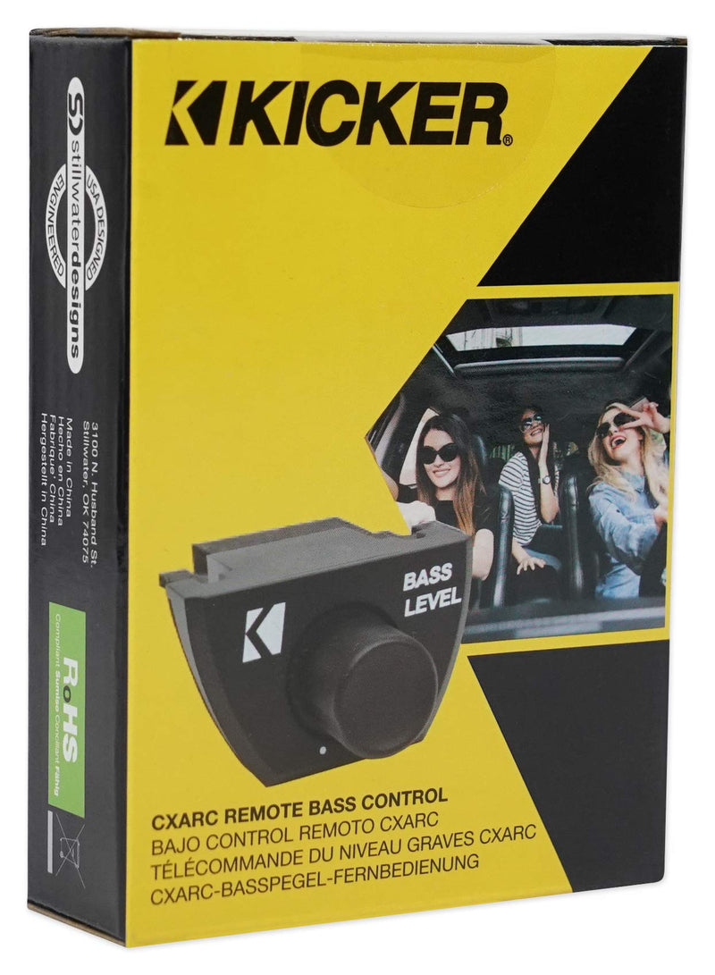 KICKER 46CXARCT Wired Remote Bass Controller for Select Amplifiers