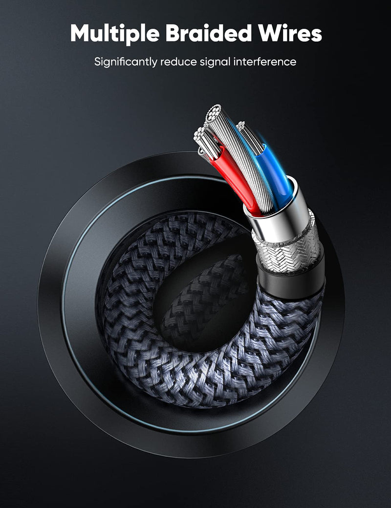 VESA Certified DisplayPort Cable 1.4, Capshi 8K DP Cable 10 FT (8K@60Hz, 4K@144Hz, 1080P@240Hz) HBR3 Support 32.4Gbps, HDCP 2.2, HDR10 FreeSync G-Sync for Gaming Monitor 3090 Graphics PC (Grey) 10 Feet Grey