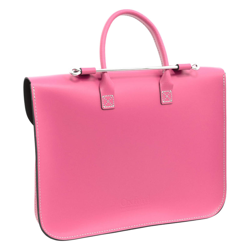 Oxford Traditional Leather MC1-PK Music Case - Baby Pink
