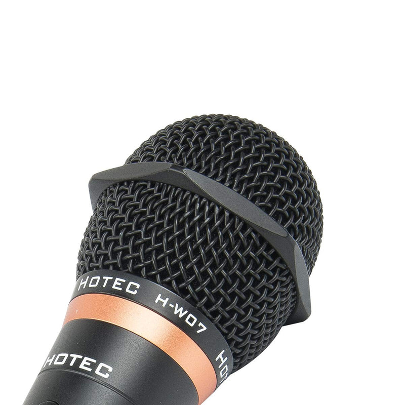 [AUSTRALIA] - Hotec Premium Vocal Dynamic Handheld Microphone with 19ft Detachable XLR Cable and ON/Off Switch (Metal Black) (H-W07) H-W07 