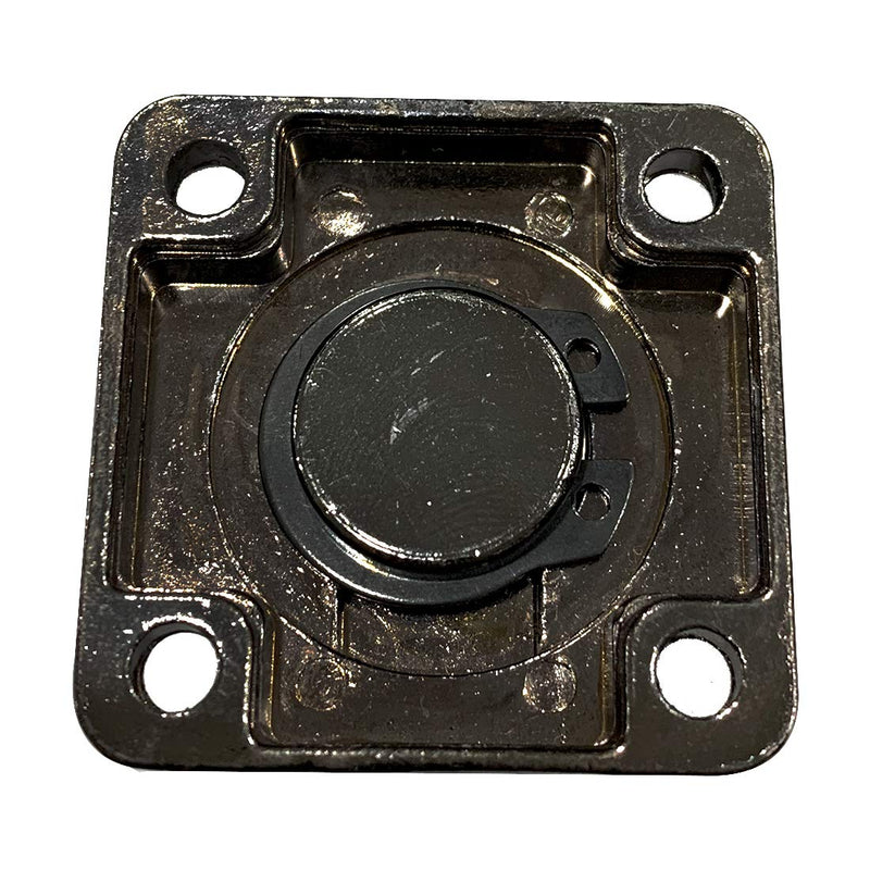 Rannb Key Hasp Lock Bright Dark Grey Twist Knob Keyed Locking Hasp 4 Inch Length Black