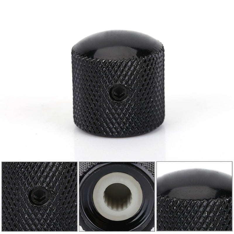 Guitar Bass Knob, Guitar Bass Tone Volume Control Knob Delicate Durable Dome Knob Volume Tone for Electric Guitar Bass