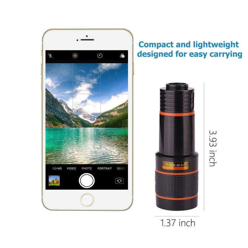 [AUSTRALIA] - Cell Phone Camera Lens, SEVENKA 12X Telephoto Universal Clip On hd Lens Compatible with iPhone 12/11 Pro Max X XS Max XR/8/7/6/6s, Samsung, Android and Smartphone with Travel Case 