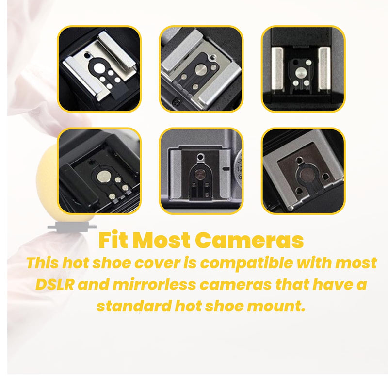 Renyian Fruit Shape Hot Shoe Cover Camera Hot Shoe Cap Camera Mount Protection Decor (Lemon) Lemon