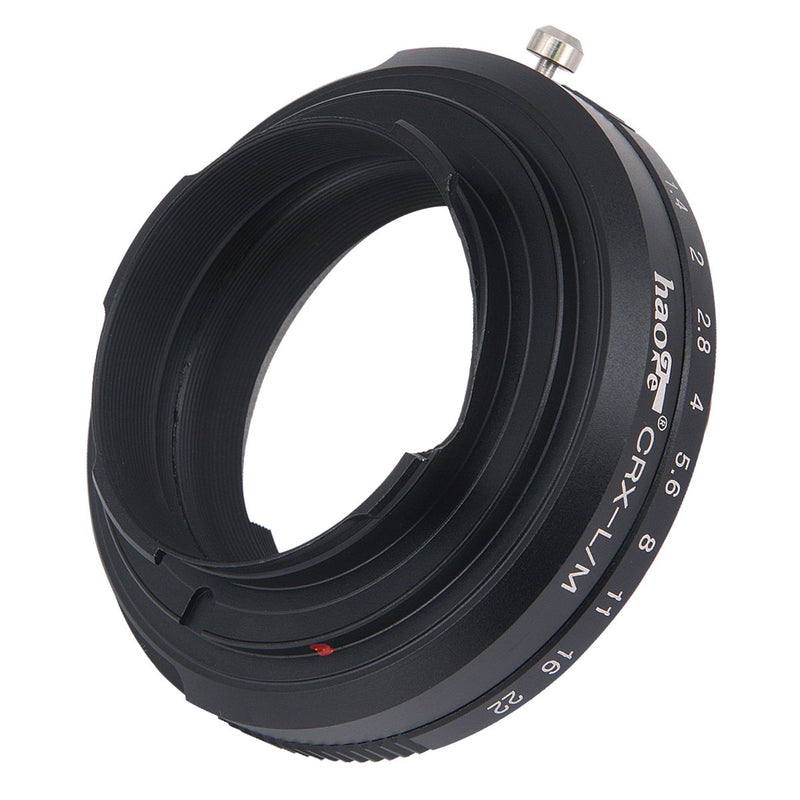 Haoge Manual Lens Adapter for Contarex CRX Mount Lens to Leica M LM Mount Camera Such as M240, M262, M3, M2, M1, M4, M5, M6, MP, M7, M8, M9, M9-P, M Monochrom, M-E, M, M-P, M10, M-A