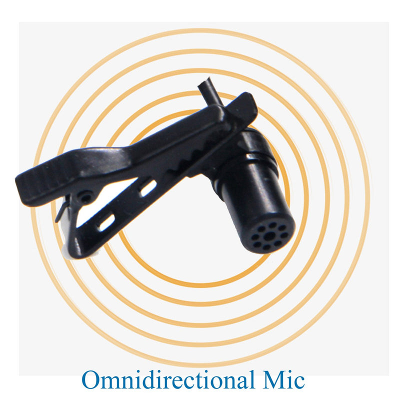 [AUSTRALIA] - Nicama Omni-Directional Lavalier Microphone 4-pin XLR Output Compatible with Shure Wireless Microphone Belt Pack Transmitter T1, ULX1, UR1, PG1, PGX1, PGXD1, SLX1, BLX1, BLXD1 