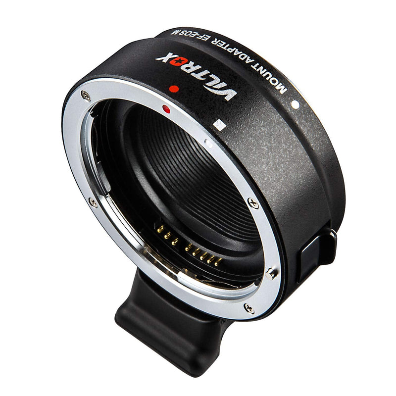 Viltrox EF-EOS M Electronic AF Auto Focus Lens Mount Adapter for Canon EF/EF-S Lens to Canon EOS-M (EF-M Mount) Mirrorless Camera M1 M2 M3 M5 M6 M10 M50 M100