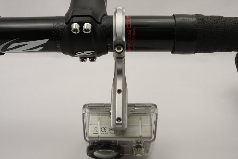 K-EDGE GO BIG Pro Handlebar Mount for GoPro Hero (K13-420 Gun Metal Grey) GunMetal