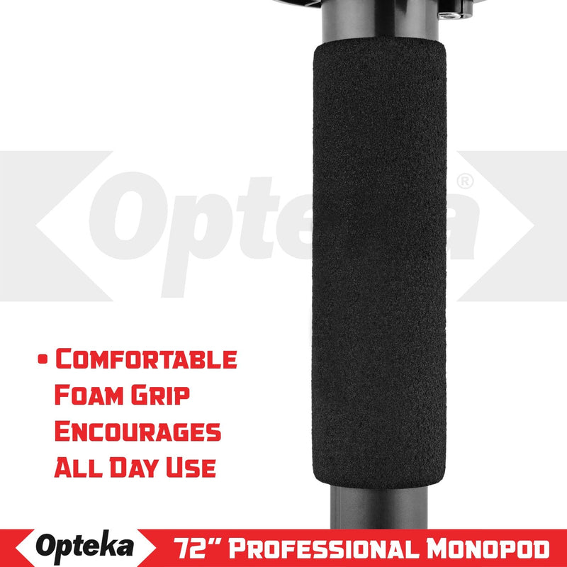 Opteka 72-Inch Photo Video Monopod with Quick Release for Digital SLR Cameras and Camcorders