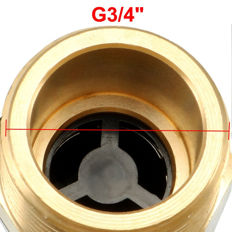 uxcell G3/4 Hall Effect Liquid Water Flow Sensor Switch Flow Meter Counter Meter 2.5-30L/min SEN-CL43W6