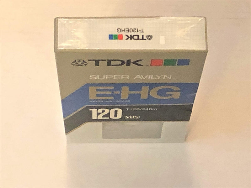 TDK E-HG Ultimate Performace T-120 Video Cassette Tapes - 1 count