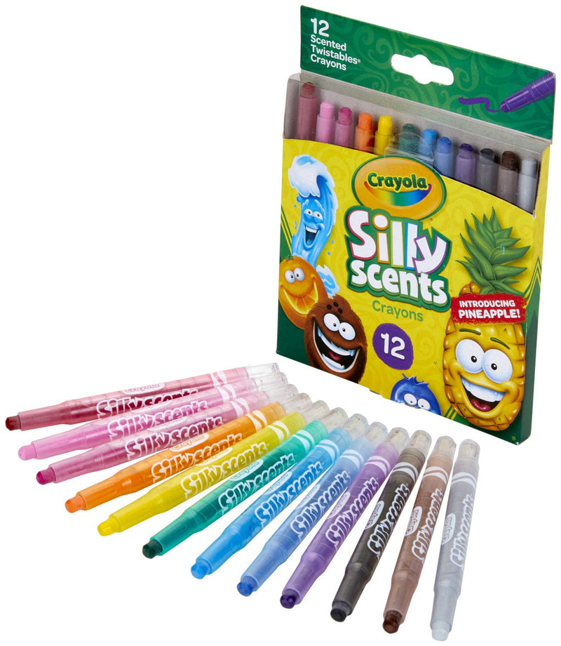 Crayola Silly Scents Twistables Crayons, Sweet Scented Crayons, 12 Count, Gift 15.49 x 12.44 x 1.27 cm
