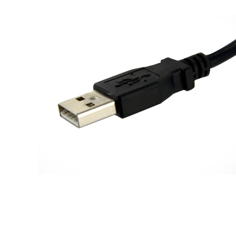 StarTech.com 3 ft Panel Mount USB Cable A to A F/M - Panel Mount USB Extension USB A-Female to A-Male Adapter Cable 3ft - USB-A (F) Port (USBPNLAFAM3)