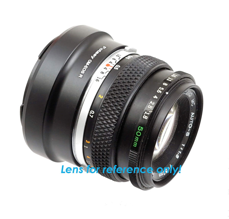 Fotasy Olympus OM Lens to Canon RF Mount Adapter, OM EOS R, OM EOS R Adapter Ring, fits Olympus OM Mount Lense & Canon EOS R Mirrorless Camera EOS R RP Ra R5 R6 OM - EOS R