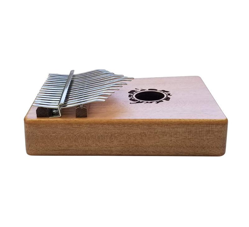 Kalimba Thumb Piano 17 Keys, Mahogany African Style Mbira, Portable Finger Piano for Kids, Adults, and Beginners