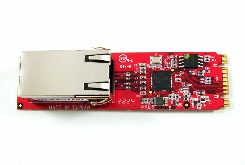 Ableconn M2NW108BM 2.5 GbE Base-T M.2 B-M Key Ethernet Module (Right Angle RJ-45) - Intel I225 Ethernet Controller - M.2 Ethernet Adapter - M.2 Network Adapter