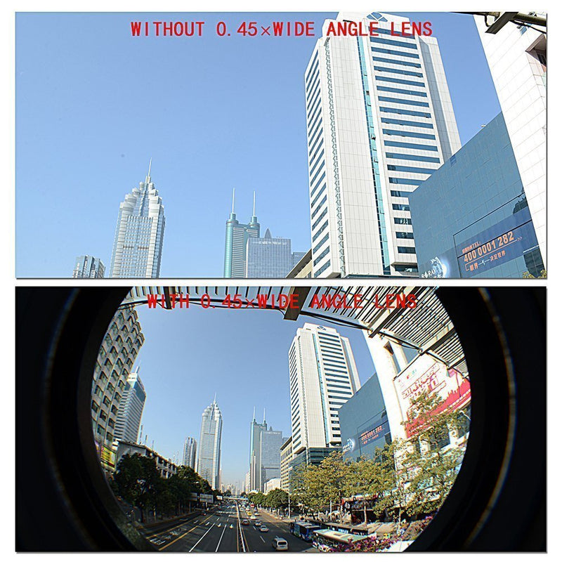 [AUSTRALIA] - 49mm 0.43x Wide Angle Lens with Macro for Panasonic HC-WXF991K, HC-VX981K, HC-X900/M, HC-X920K Camcorder 
