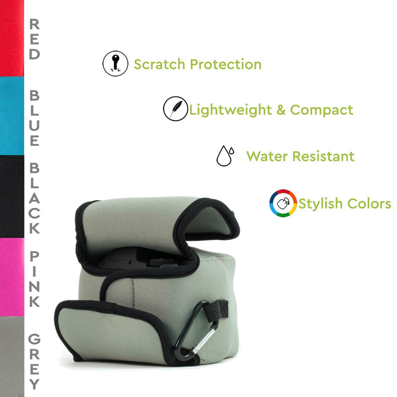 [AUSTRALIA] - MegaGear Ultra Light Neoprene Camera Case Compatible with Canon PowerShot SX420 is, SX540 HS, SX410 is, SX530 HS Grey 