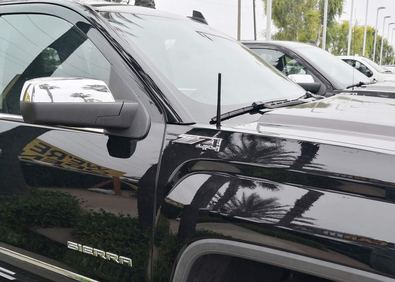 [AUSTRALIA] - iJDMTOY 7-Inch Matte Black Metal Short Radio Antenna Topper Compatible with Chevrolet Silverado GMC Sierra 1500 2500 3500 Colorado Canyon, etc 