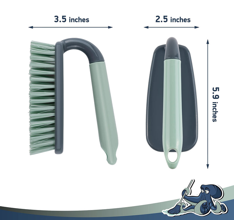 [AUSTRALIA] - DSV Standard Heavy Duty All-Purpose Professional Scrub Brush | Comfort Grip & Stiff Flexible Bristles | Ideal for Cleaning Bathroom, Shower, Kitchen, Sink | Bristle Brush for Household Use (1 Pack) 