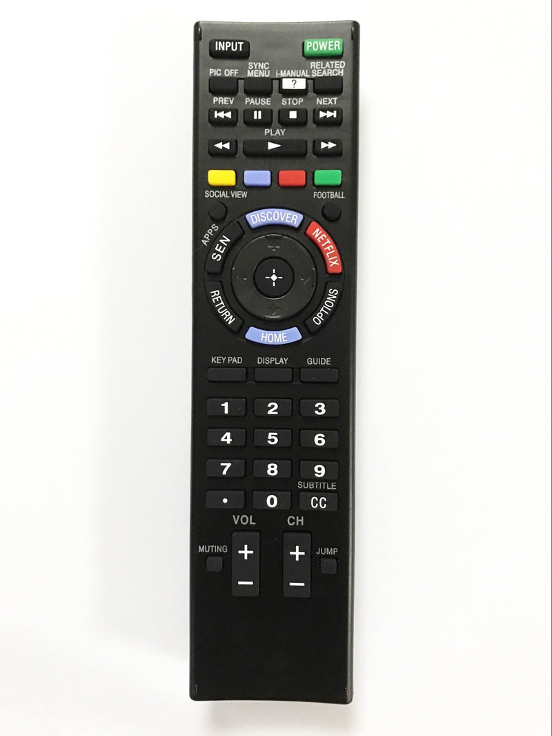 Replacement Remote Controller use for KDL-60W630B KDL-60W630B/2 Sony HD Smart LED TV