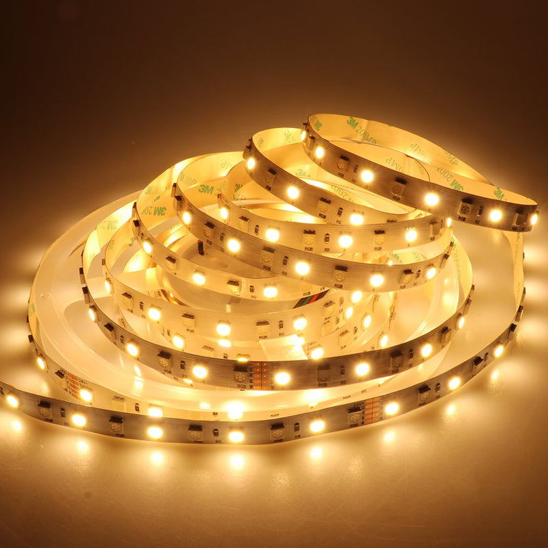 [AUSTRALIA] - LEDENET 16.4FT Super Bright LED Light Strip SMD 5050 24V RGB Warm White 360LEDs Flexible RGBWW LED Rope Light 5M Rgb+warm White Non-waterproof 