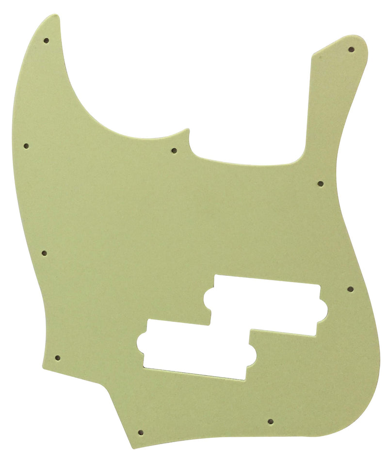 [AUSTRALIA] - Custom Guitar Pickguard For Top Jazz Bass With PB Pickup Hole (3 Ply Vintage Green) 3 Ply Vintage Green 