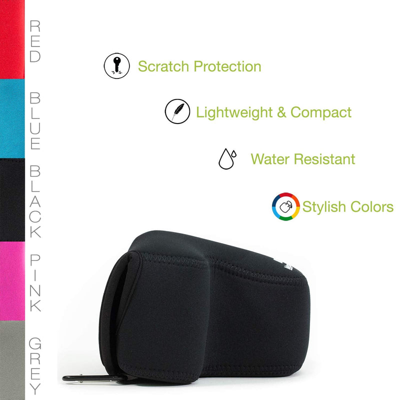 [AUSTRALIA] - MegaGear Ultra Light Neoprene Camera Case Compatible with Sony Alpha A7S II, A7R II, A7 II (28-70mm) Black 