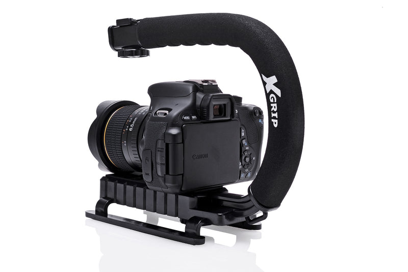 Opteka X-Grip Professional Camera/Camcorder Action Stabilizing Handle- Black