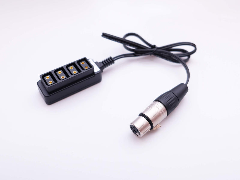 4pin XLR Female to Female D-tap DTap Power Splitter Hub 1.6ft for Photo & Camera