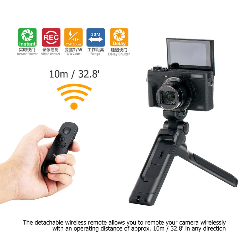 [AUSTRALIA] - Wireless Bluetooth Remote Shooting Grip Video Mini Tripod Replaces Canon HG-100TBR Compatible with Canon EOS R R5 R6 M6 Mark II M50 Mark II M200 6D Mark II T8i T7i PowerShot G5 X Mark II G7 X Mark III 