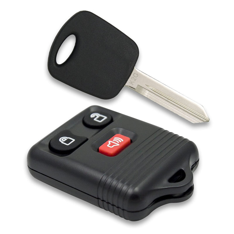 Keyless2Go Replacement for Keyless Entry Car Key Fob Vehicles That Use 3 Button CWTWB1U331, with New Uncut Transponder Ignition Car Key H72 1 pack