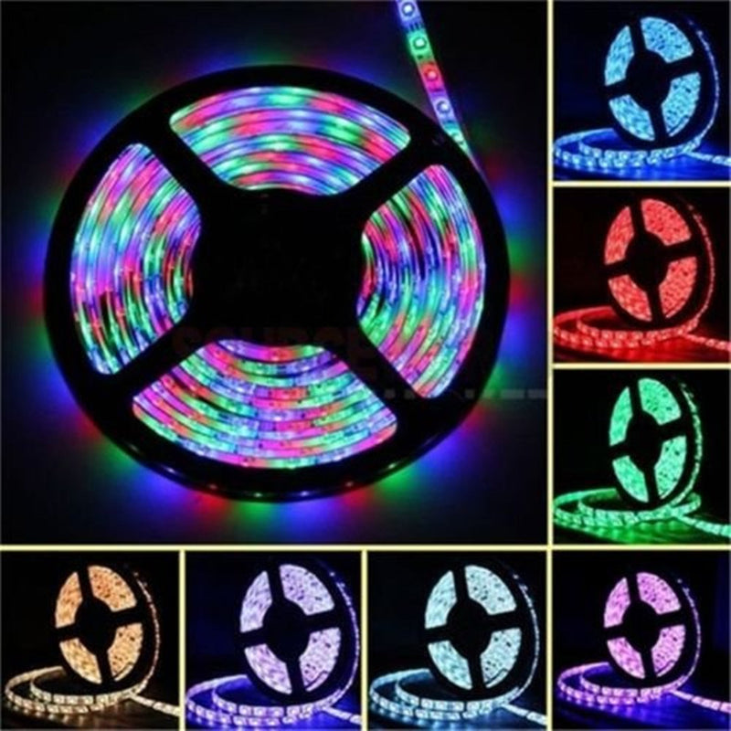 [AUSTRALIA] - econoLED LED Flexible Strip Lights,Strip Lights, 16.4ft 300leds 5m Waterproof Adhesive Light Strips RGB Color Changing SMD 3528 Ribbon Kit with 44key Remote with Power Supply 