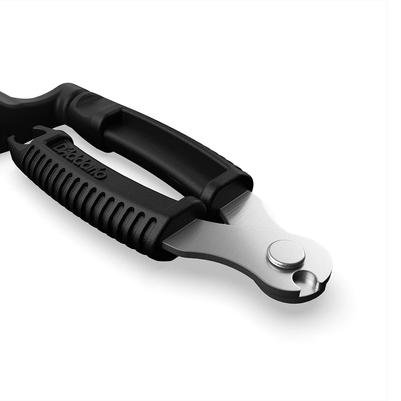 D'Addario Accessories Pro-Winder - Guitar String Winder, Guitar String Cutter, Guitar Bridge Pin Puller - Ultimate Ergonomic All in One Guitar Tool for Restringing - Black Guitar ProWinder