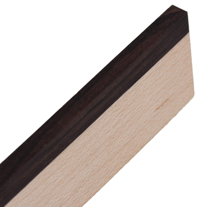 Mxfans 2PCS Maple and Ebony Mountain Dobro Guitar Bridge Saddle 70x20mm