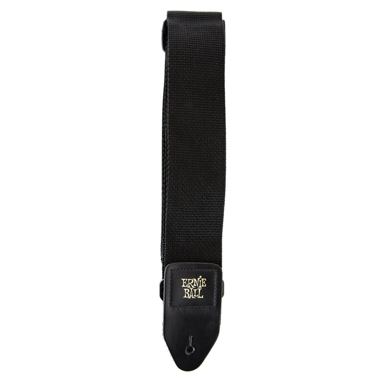 Ernie Ball P04037 Black Polypro Guitar Strap Standard