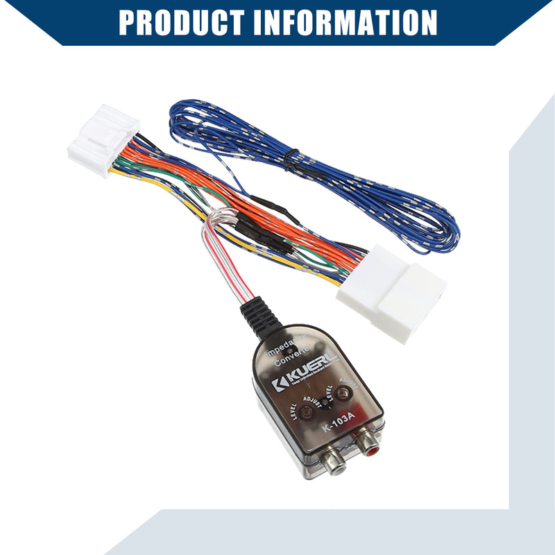 Hihaha Inner/Radio Add a Subwoofer Amplifier Harness for Nissan Altima 2007-2018 for Subaru Forester 2009-2015 / Radio Plug & Play Wiring Harness/Plastic / 1 Pcs/Colorful